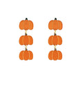 Stacked Pumpkin Earrings