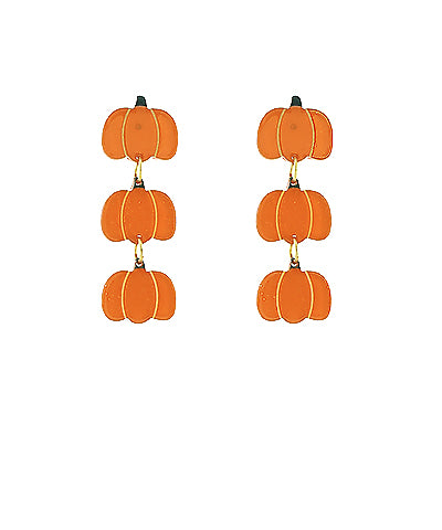 Stacked Pumpkin Earrings