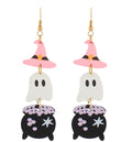 Halloween Ghost & Hat Earrings