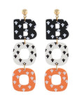 Halloween BOO Ghost Earrings
