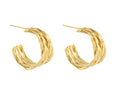 Wide & Textured Hoops