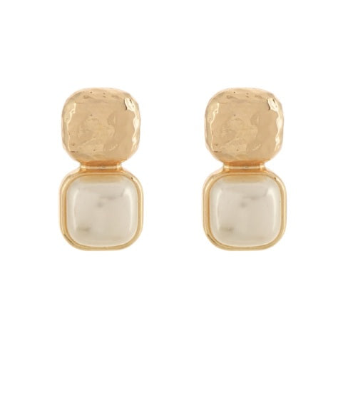 Square Dome Shape Earrings