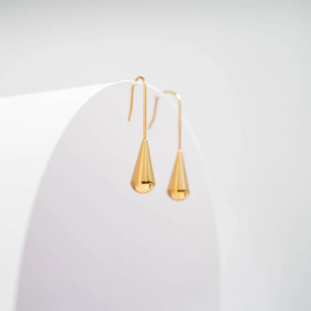 18K Stainless Steel Drop Earrings