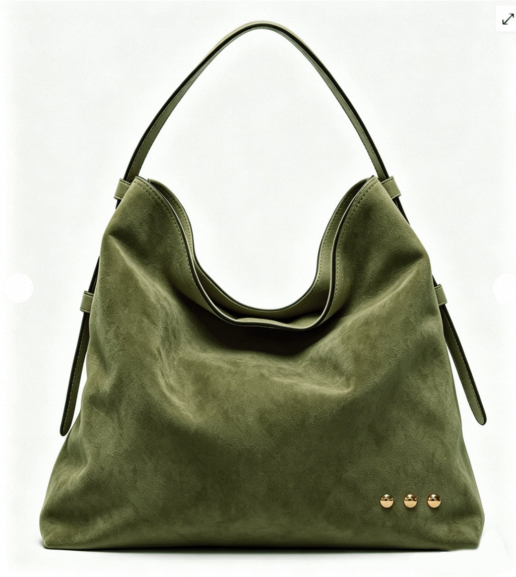 Evie Suede Hobo Shoulder Bag-Shoulder Bag-Pretty Simple