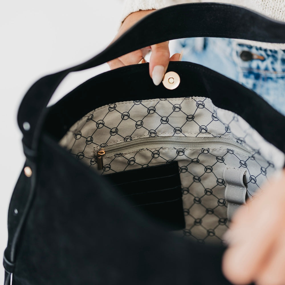 Evie Suede Hobo Shoulder Bag-Shoulder Bag-Pretty Simple