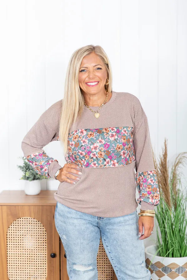 Floral Tour Top