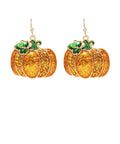 Thanksgiving Pumpkin Earrings