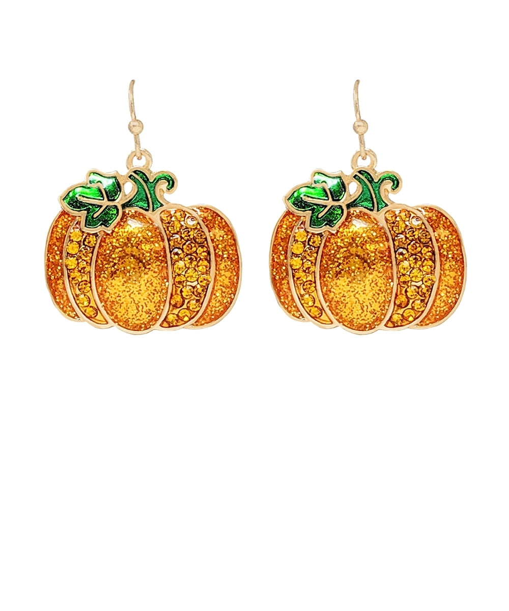 Thanksgiving Pumpkin Earrings