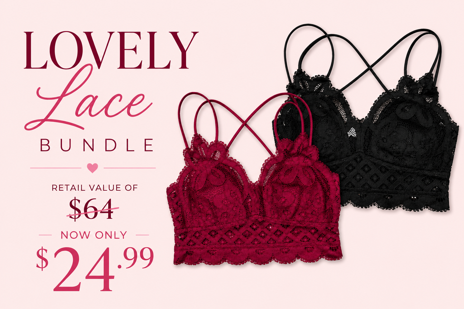 Lovely Lace Bralette Bundle