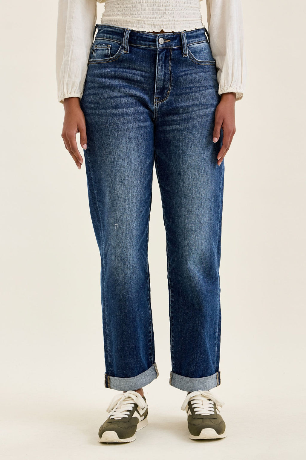 The Brenda Judy Blue Boyfriend Jeans