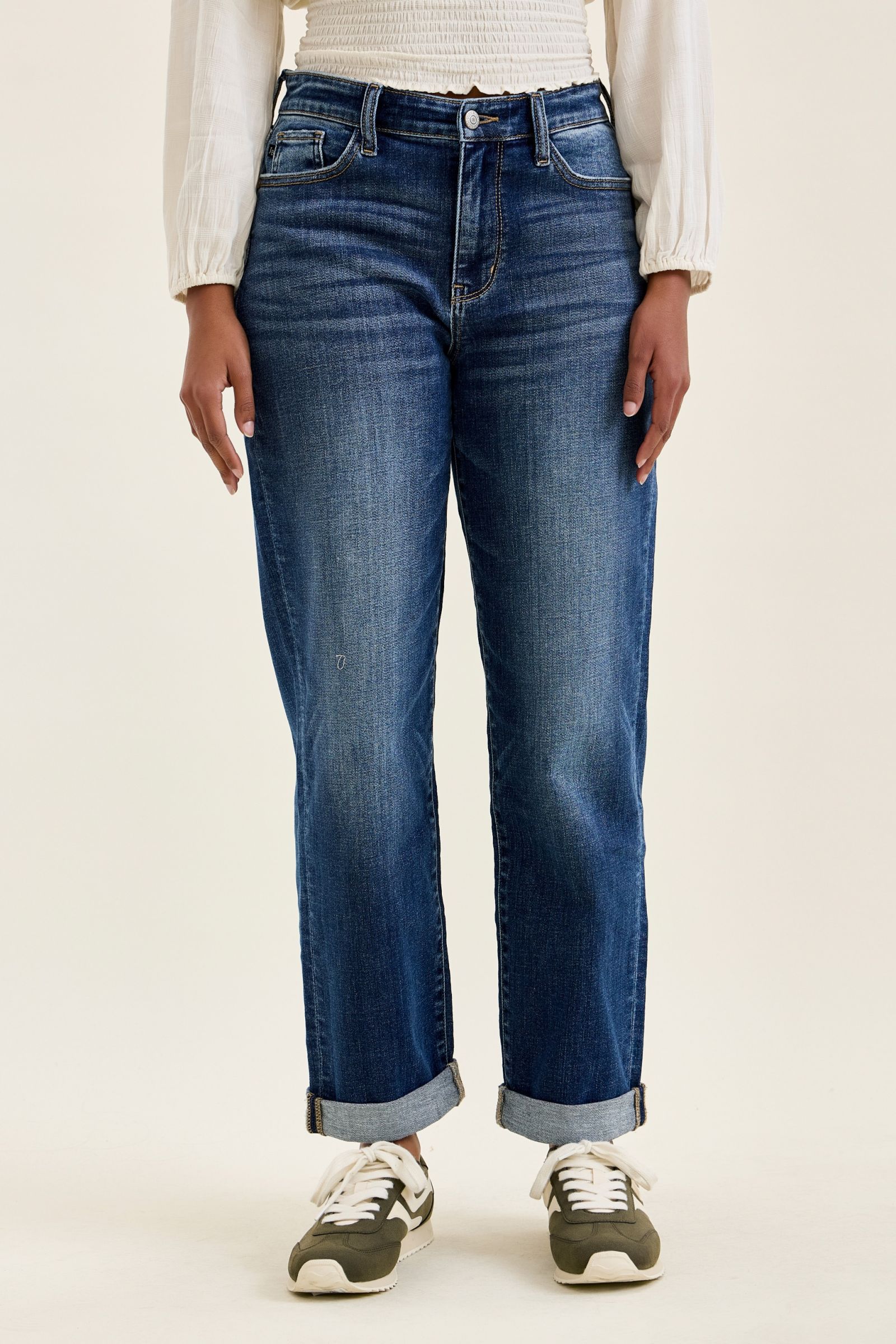 The Brenda Judy Blue Boyfriend Jeans