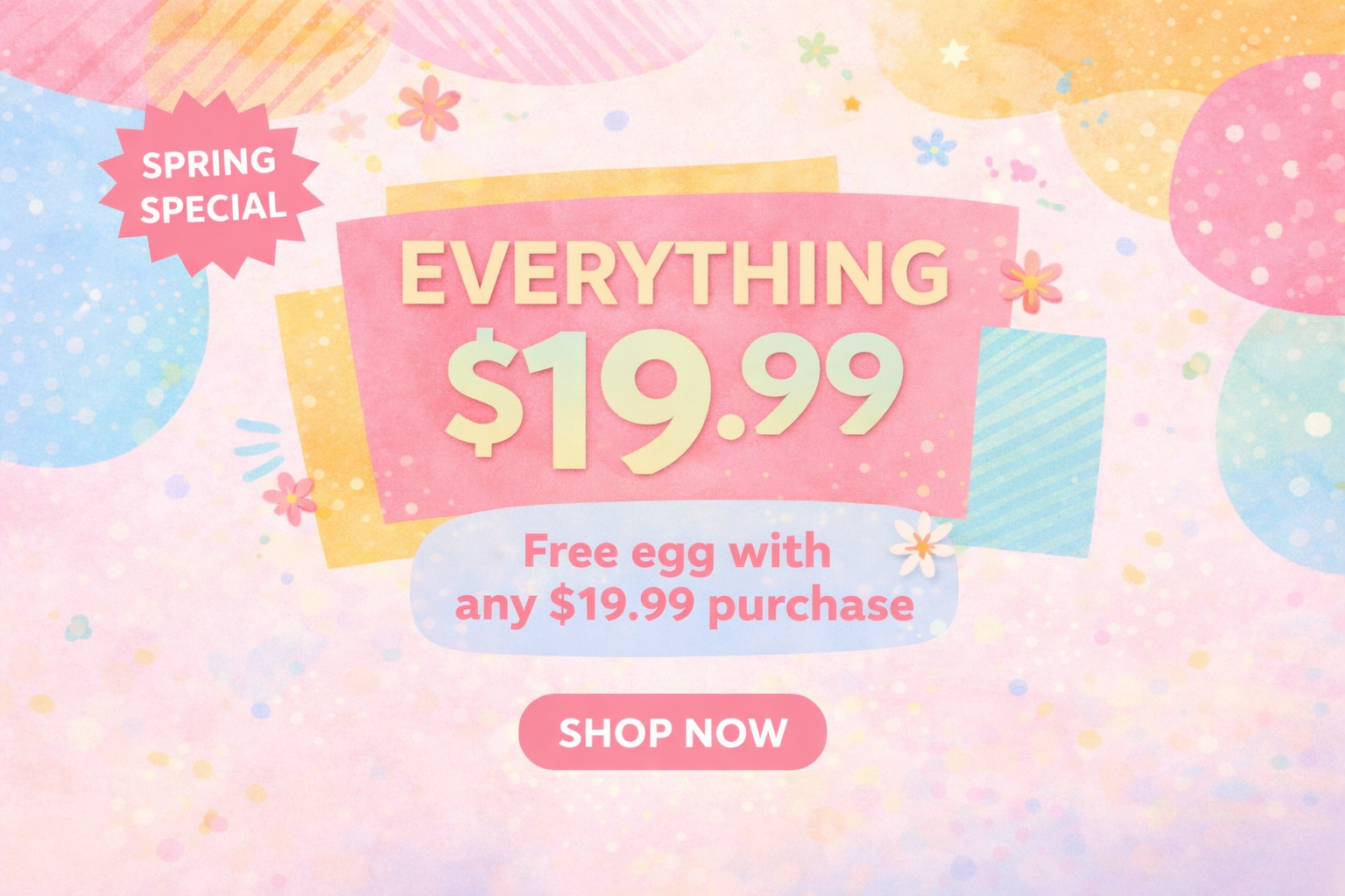 19.99 Easter Egg Hunt Last Chance Deals