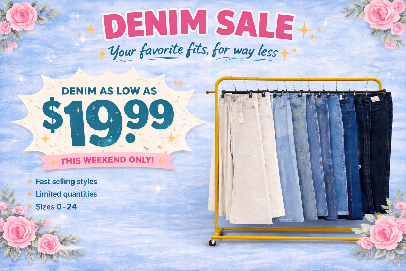 Easter Denim Sale!