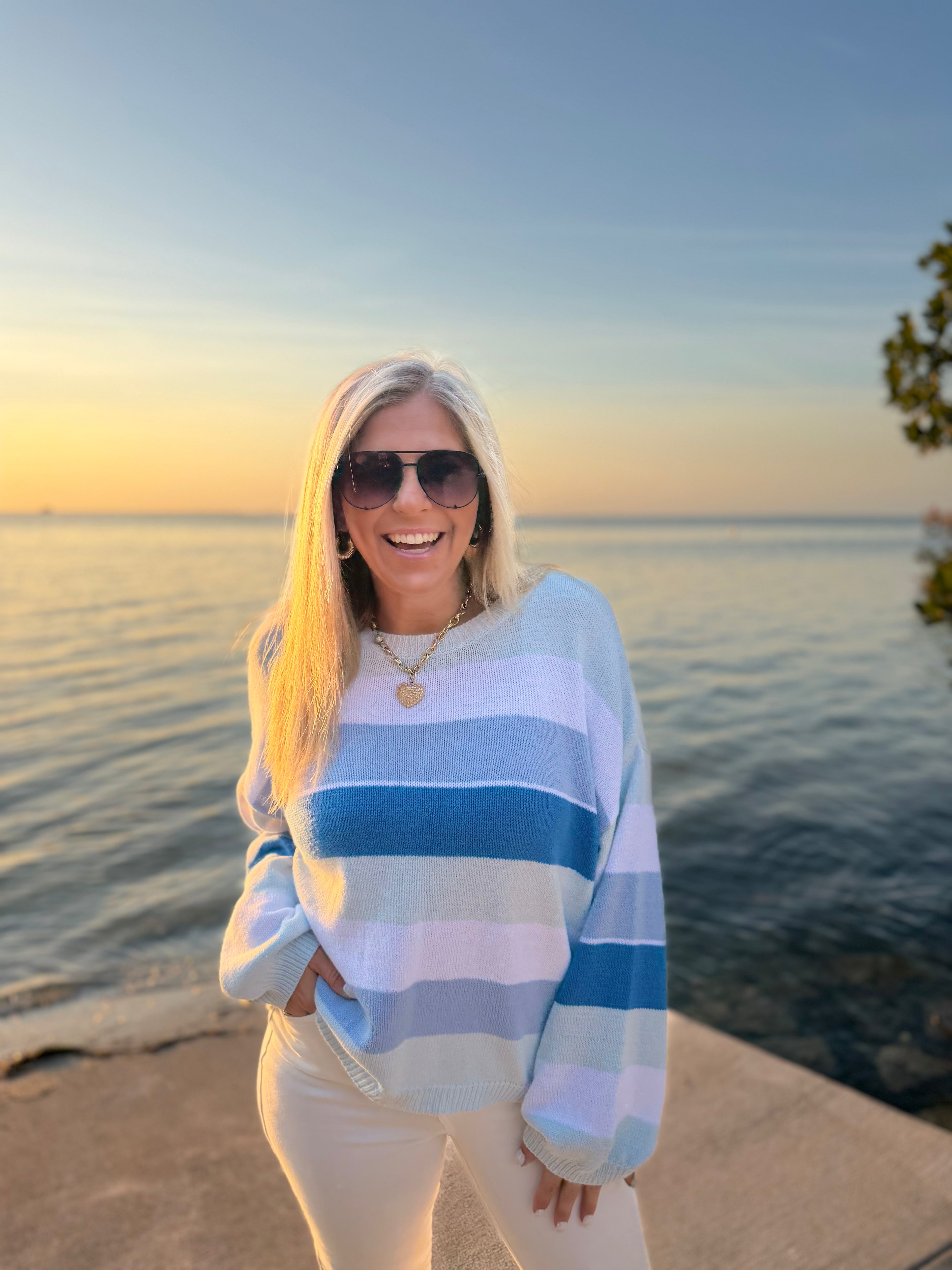 Blue Skies Ahead Sweater