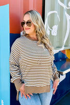 Sunny Days Striped Pullover