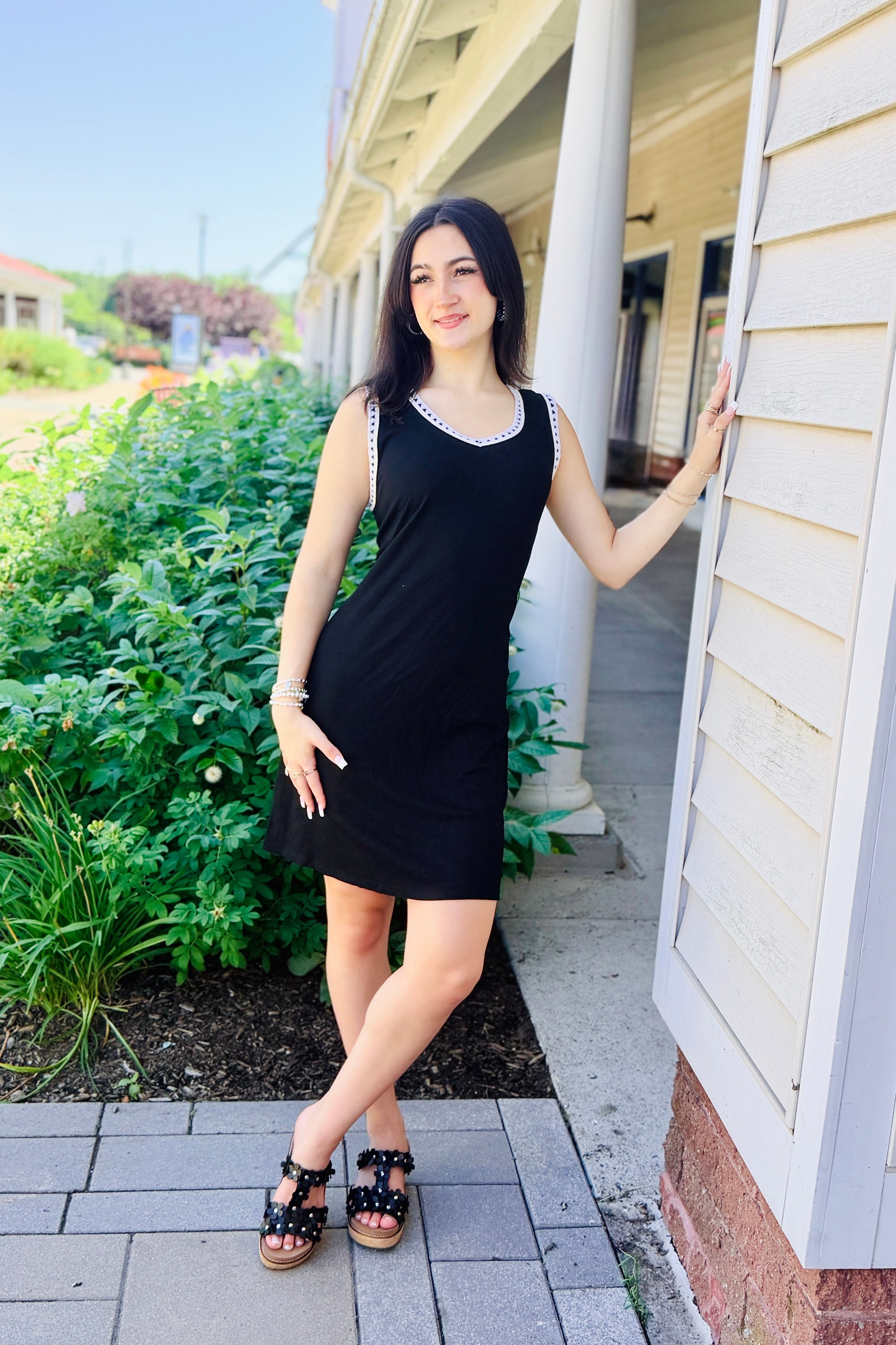Making Moves Ribbed Dress