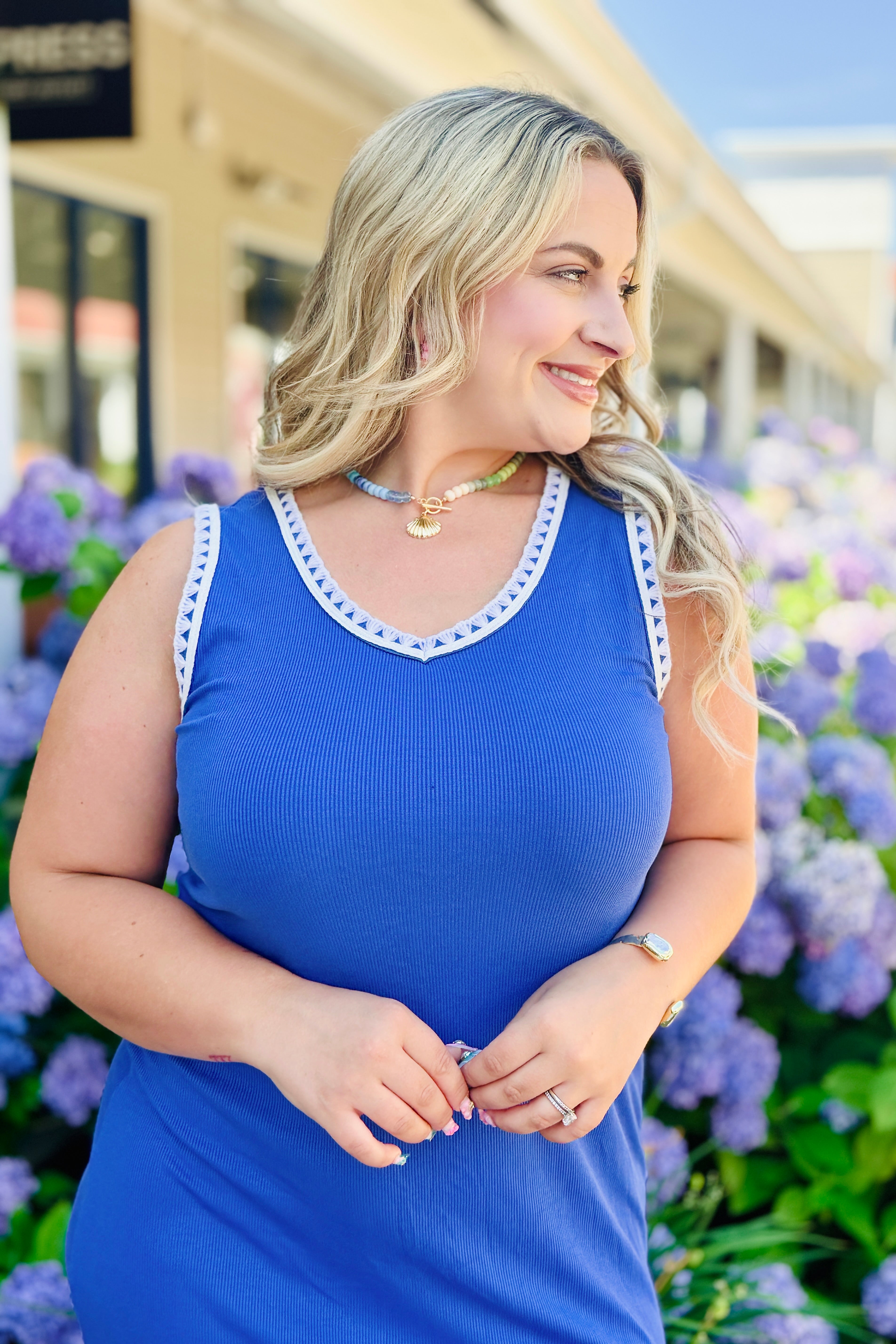 Making Moves Ribbed Dress