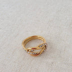 Infinity Diamond Ring - WATERPROOF-Ring-Pretty Simple