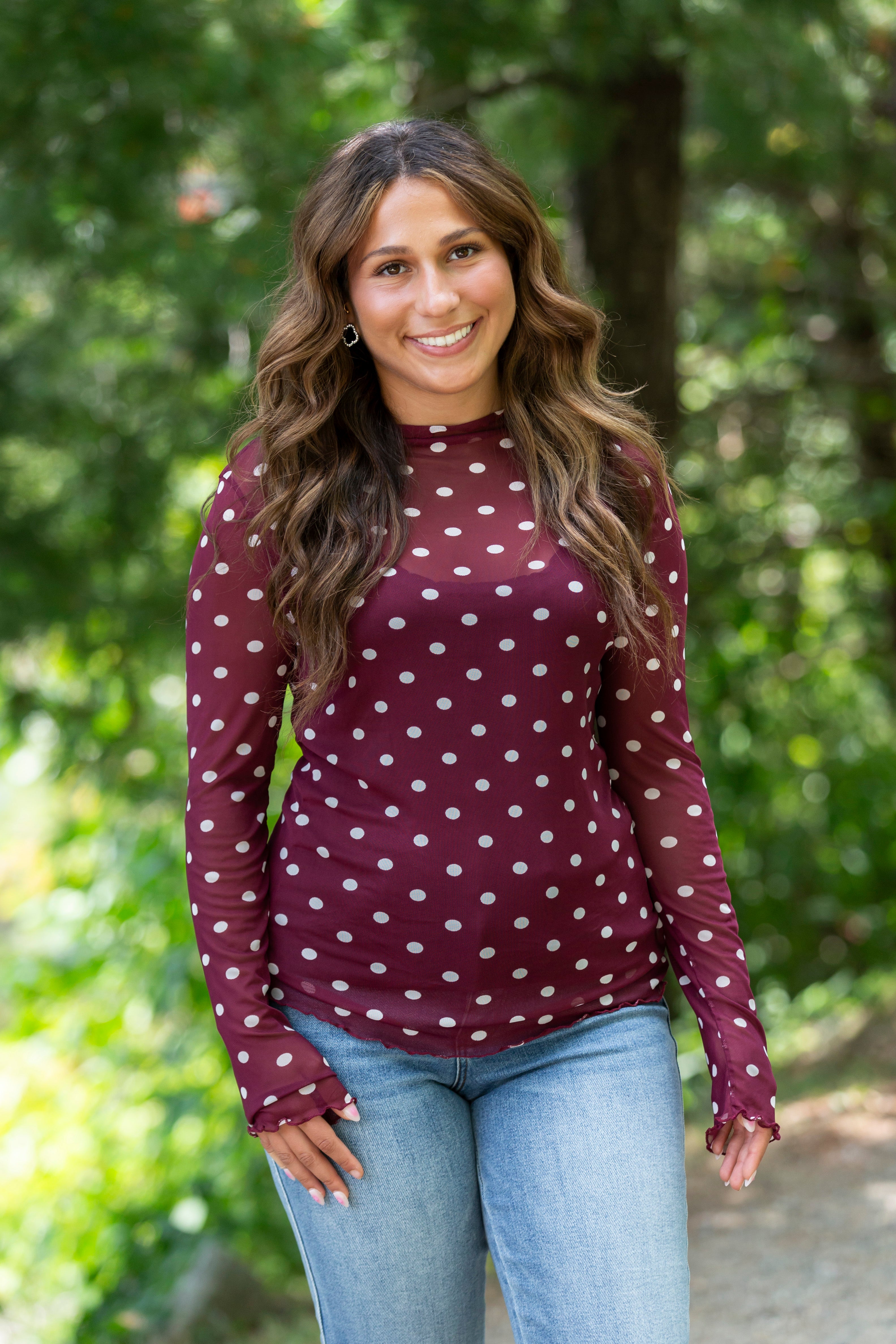 Polka Dot Beauty Top