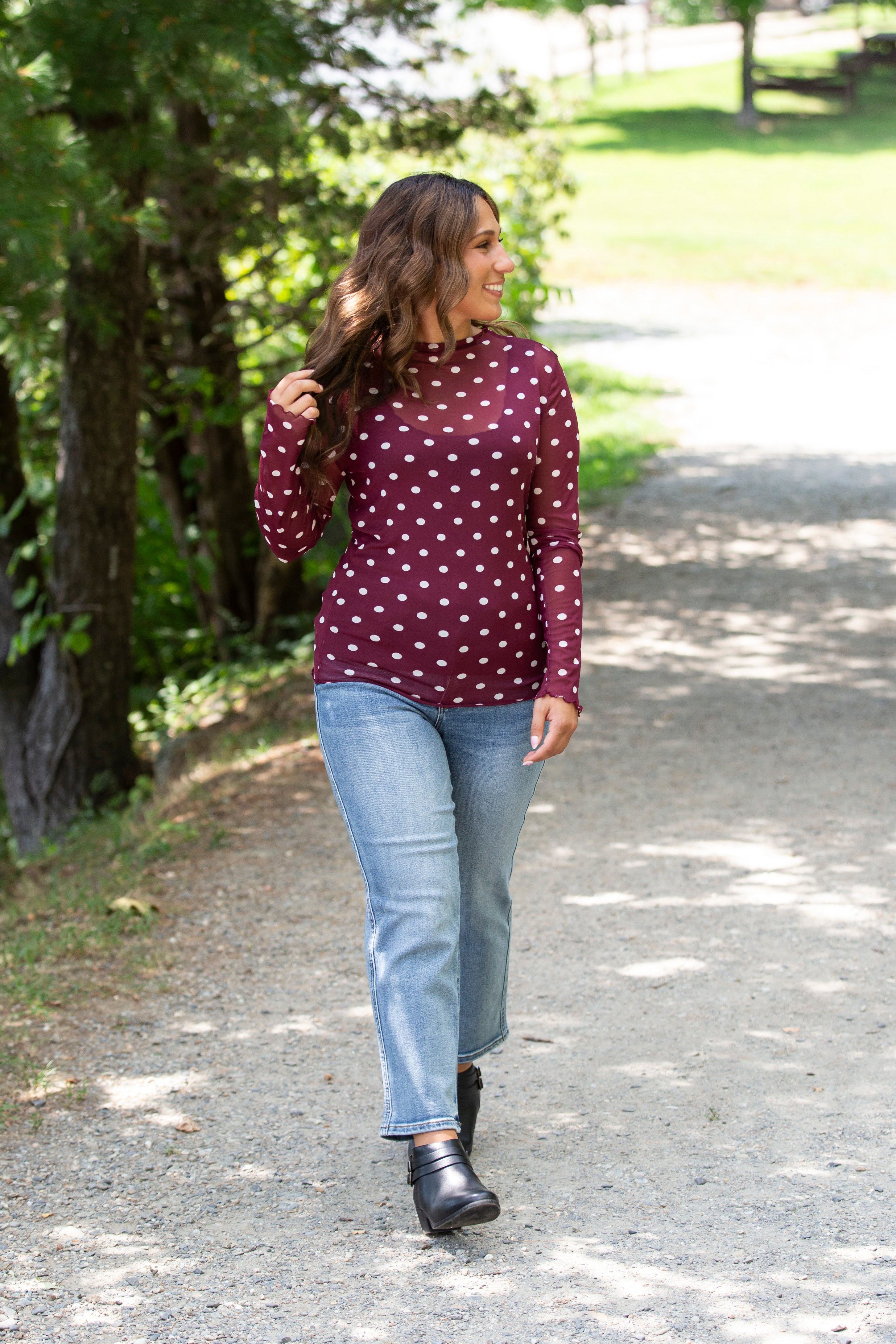 Polka Dot Beauty Top