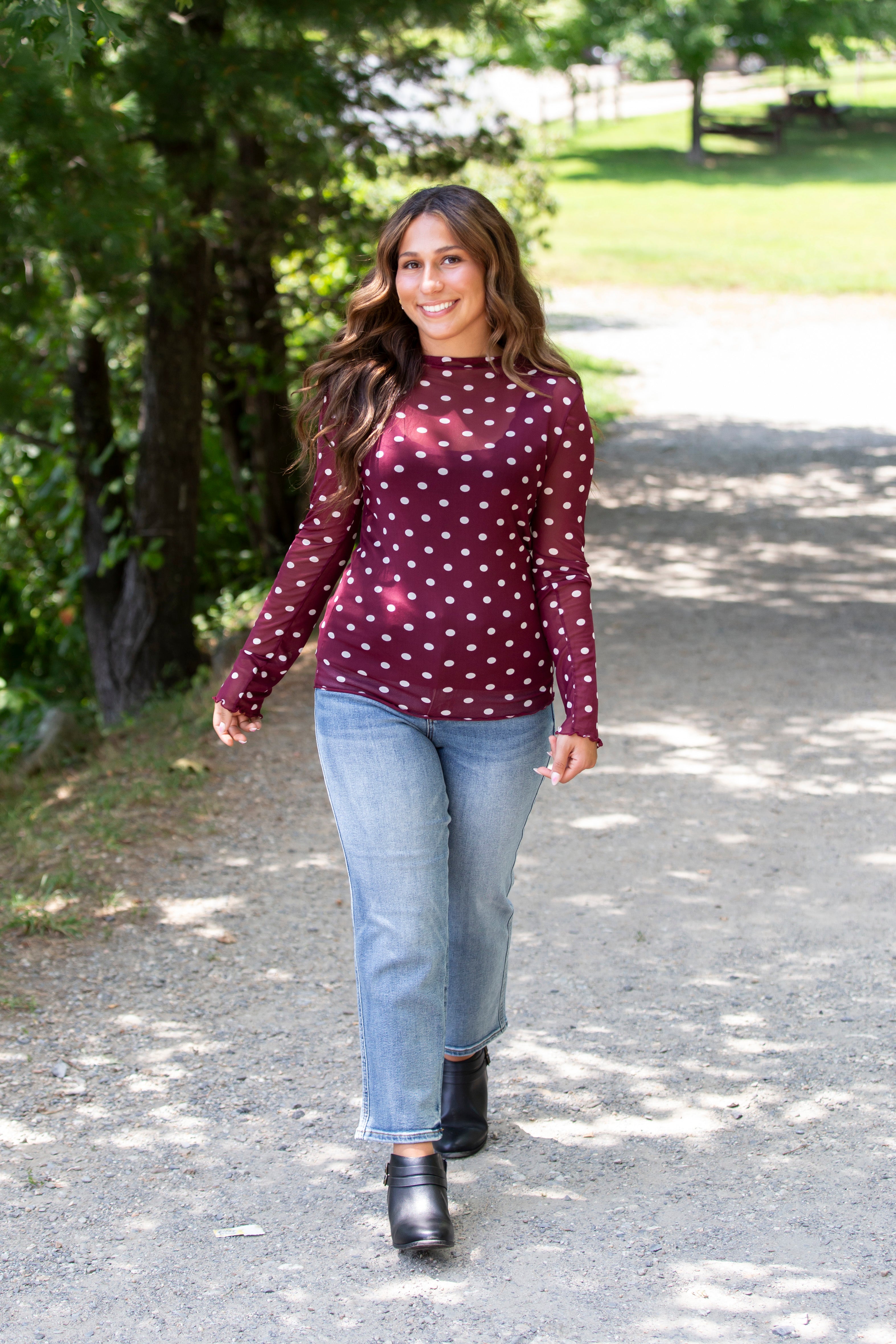 Polka Dot Beauty Top