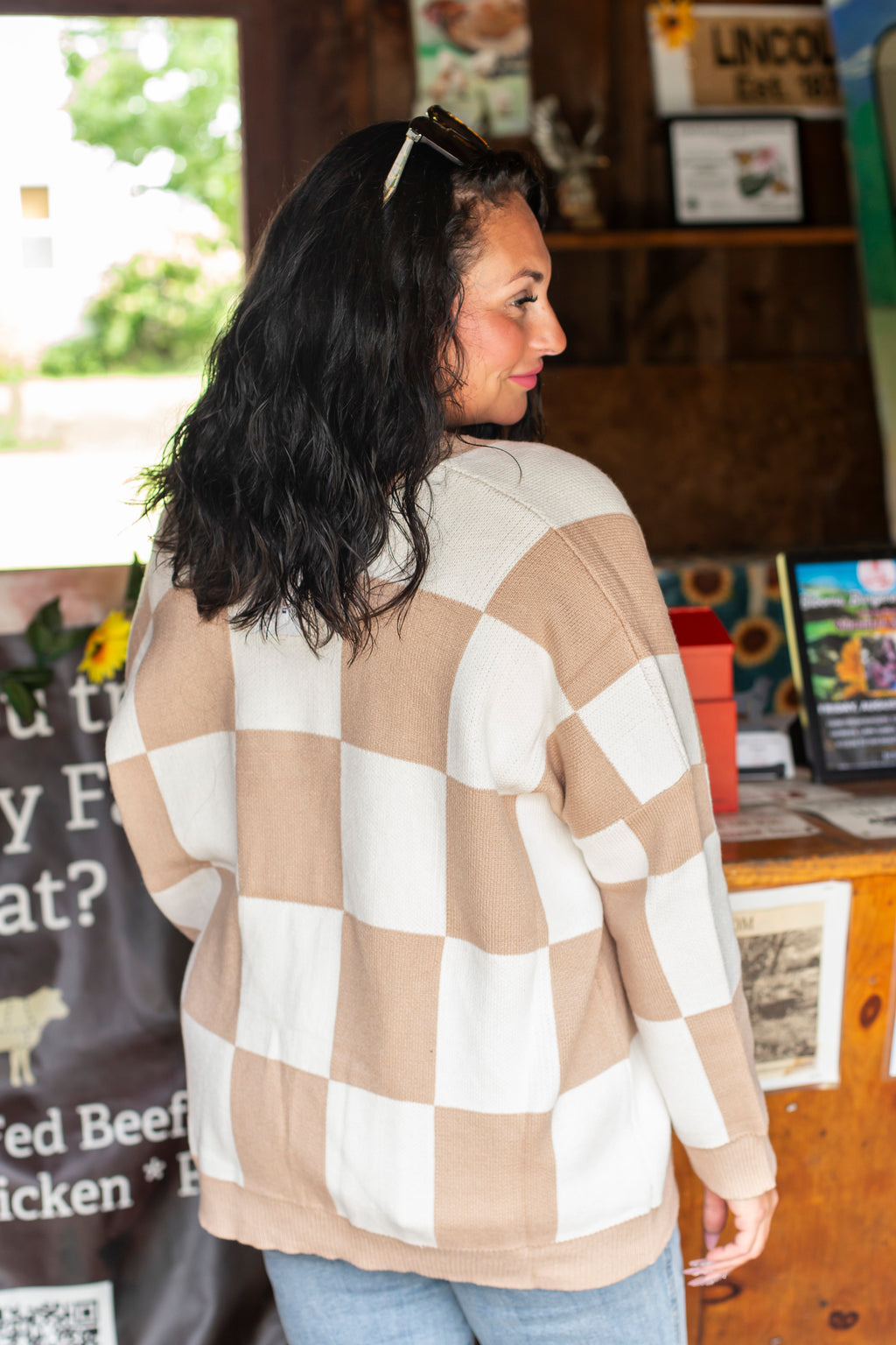 Check Mate Cardigan