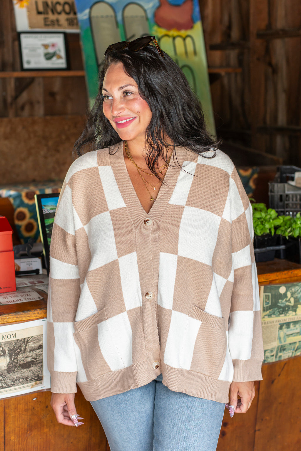 Check Mate Cardigan