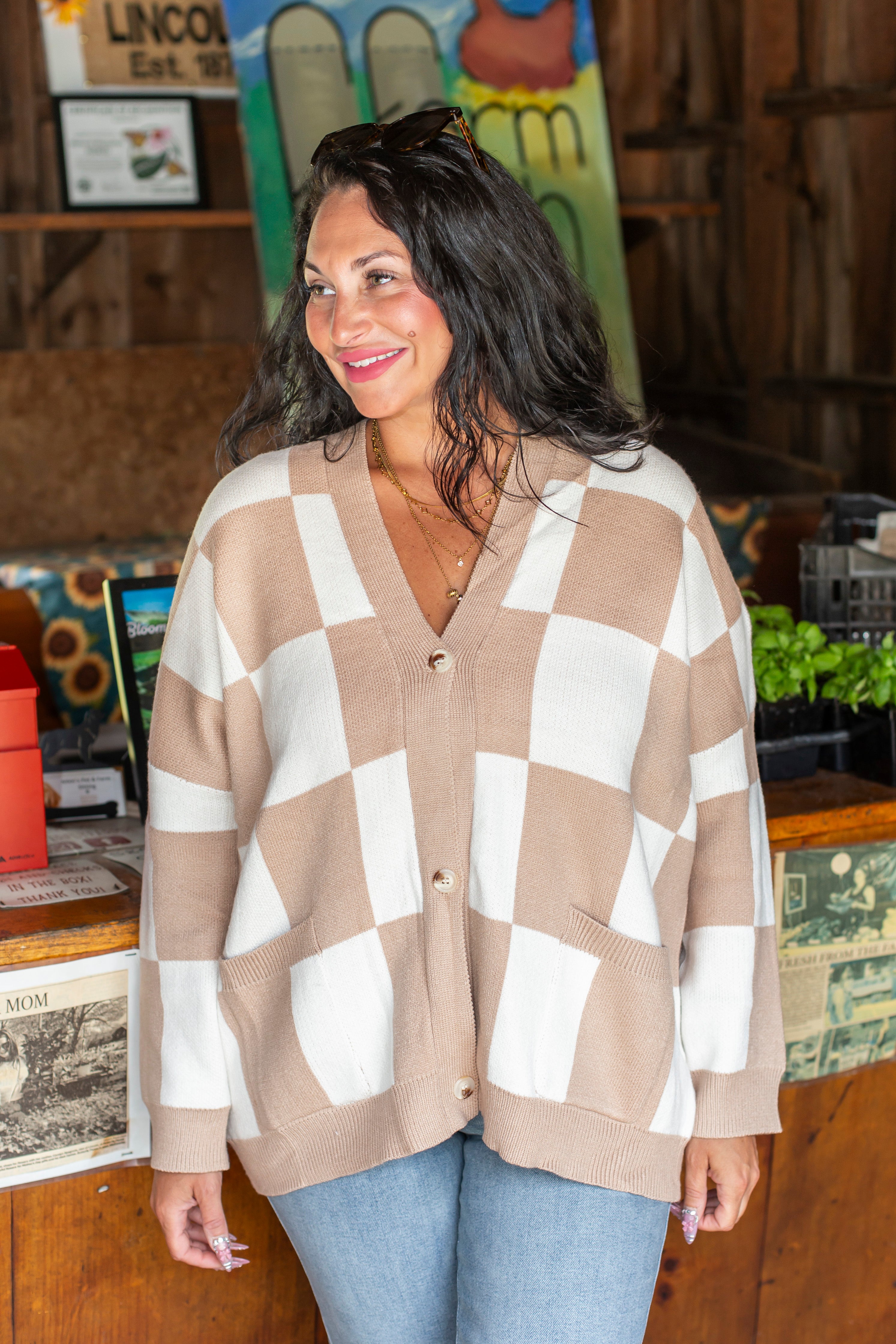 Check Mate Cardigan