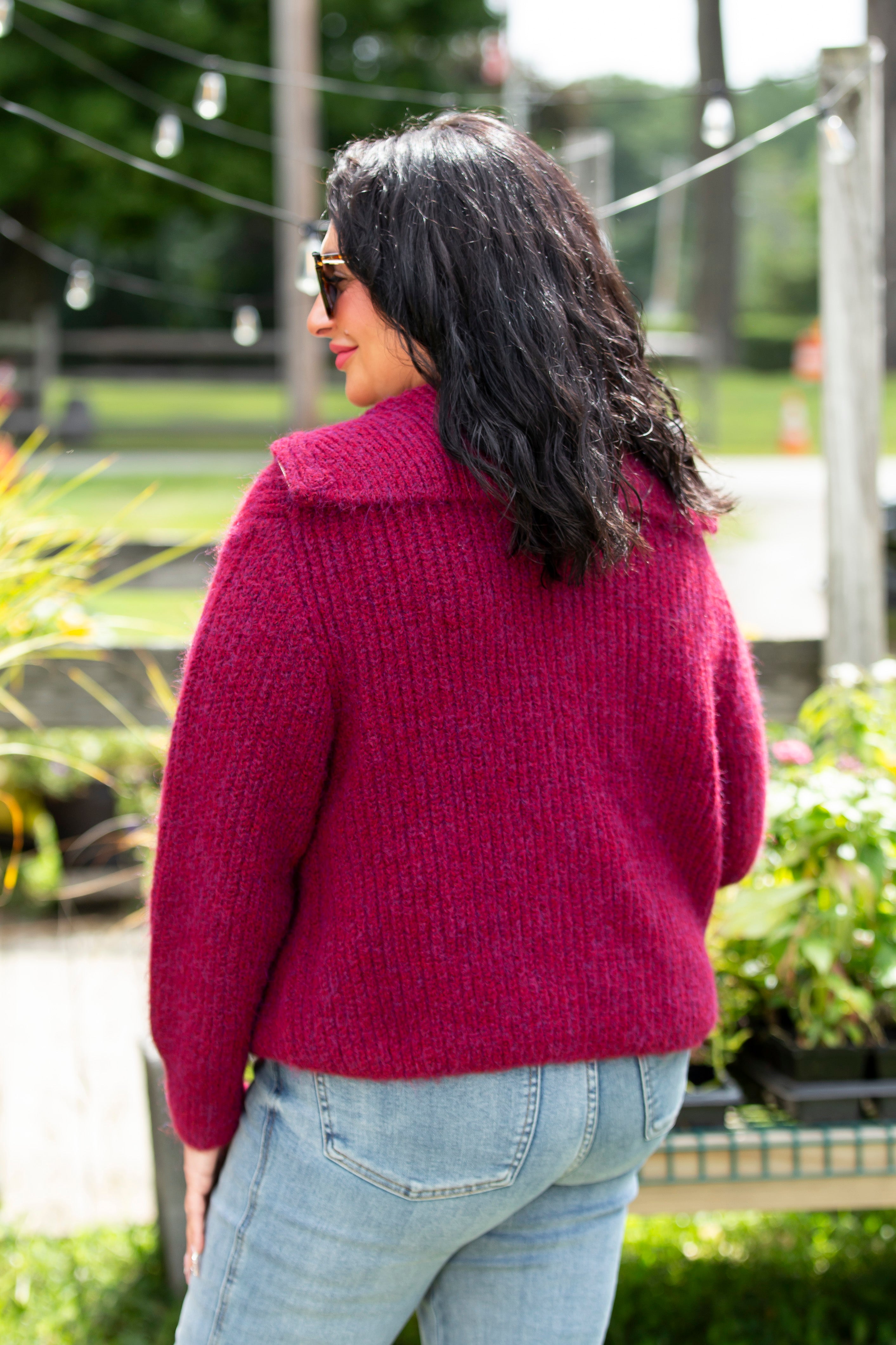 The Darling Zip Up Sweater