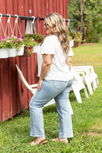 Effortless Grace V Neck Blouse