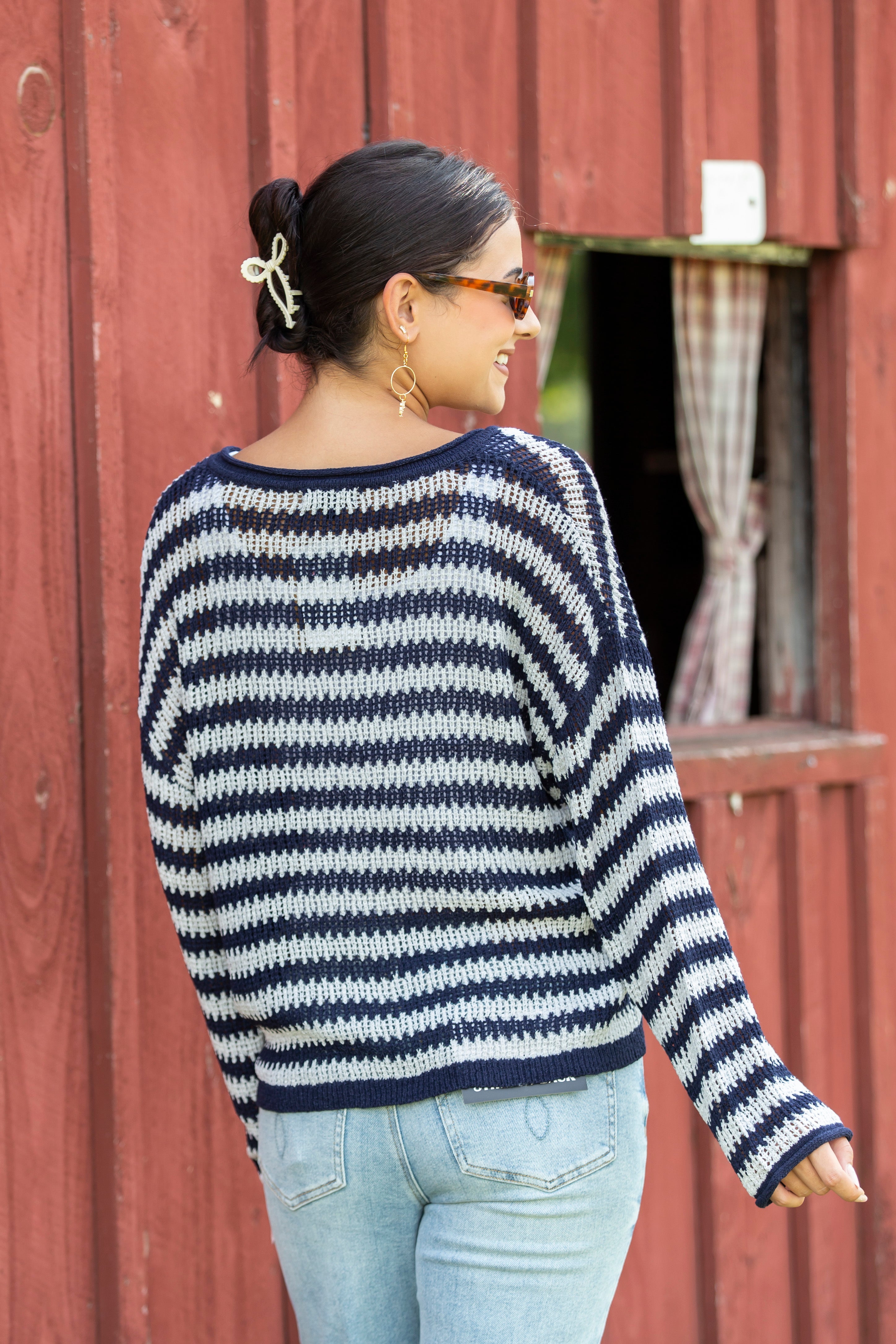 Quiet Moment Striped Top