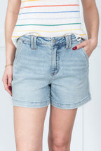 The Kesha Judy Blue Trouser Shorts