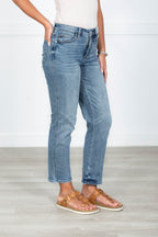 The Peg Tummy Control Ankle Straight Judy Blue Jeans