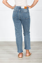 The Peg Tummy Control Ankle Straight Judy Blue Jeans
