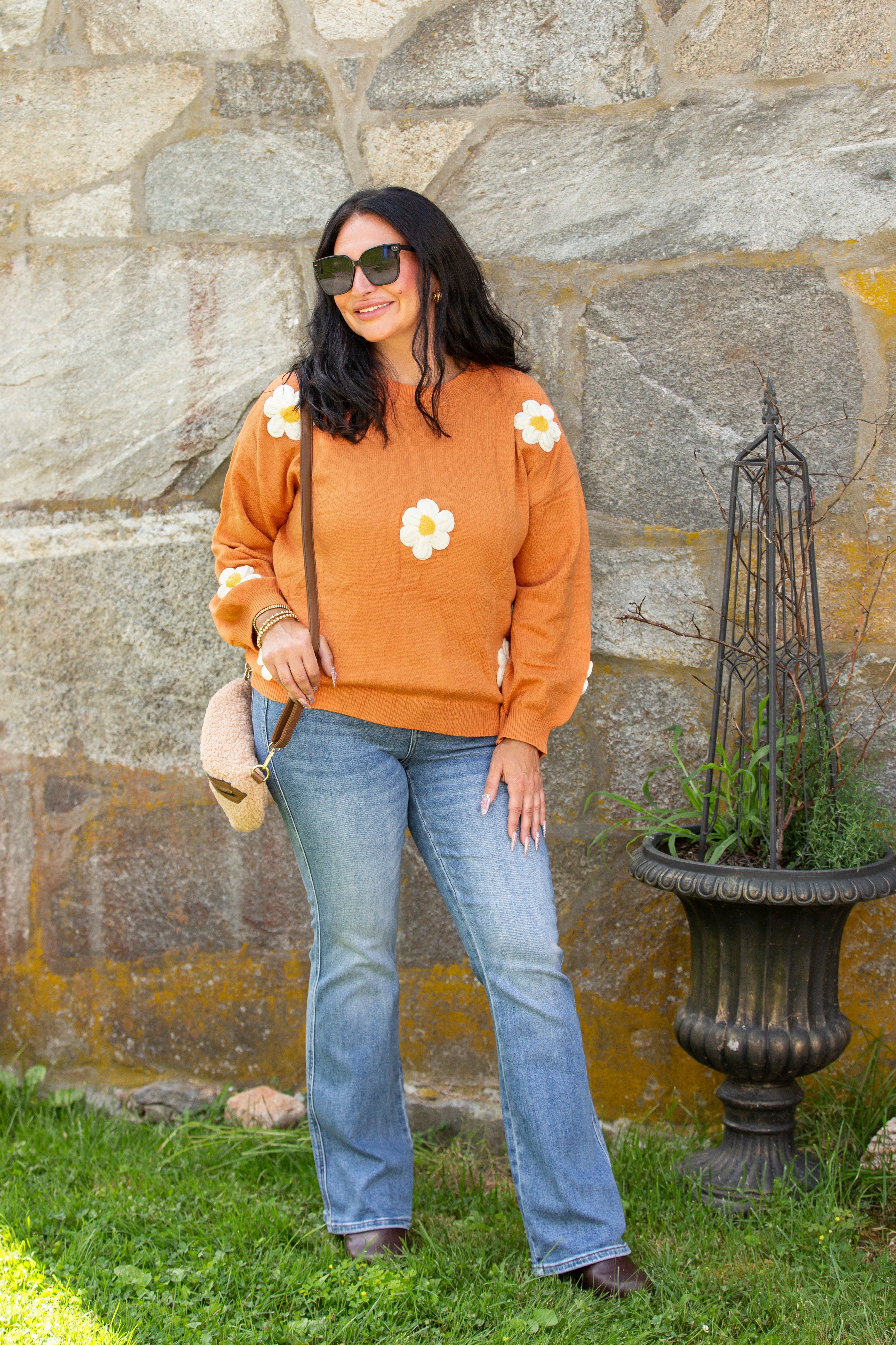 Autumn Blossom Sweater