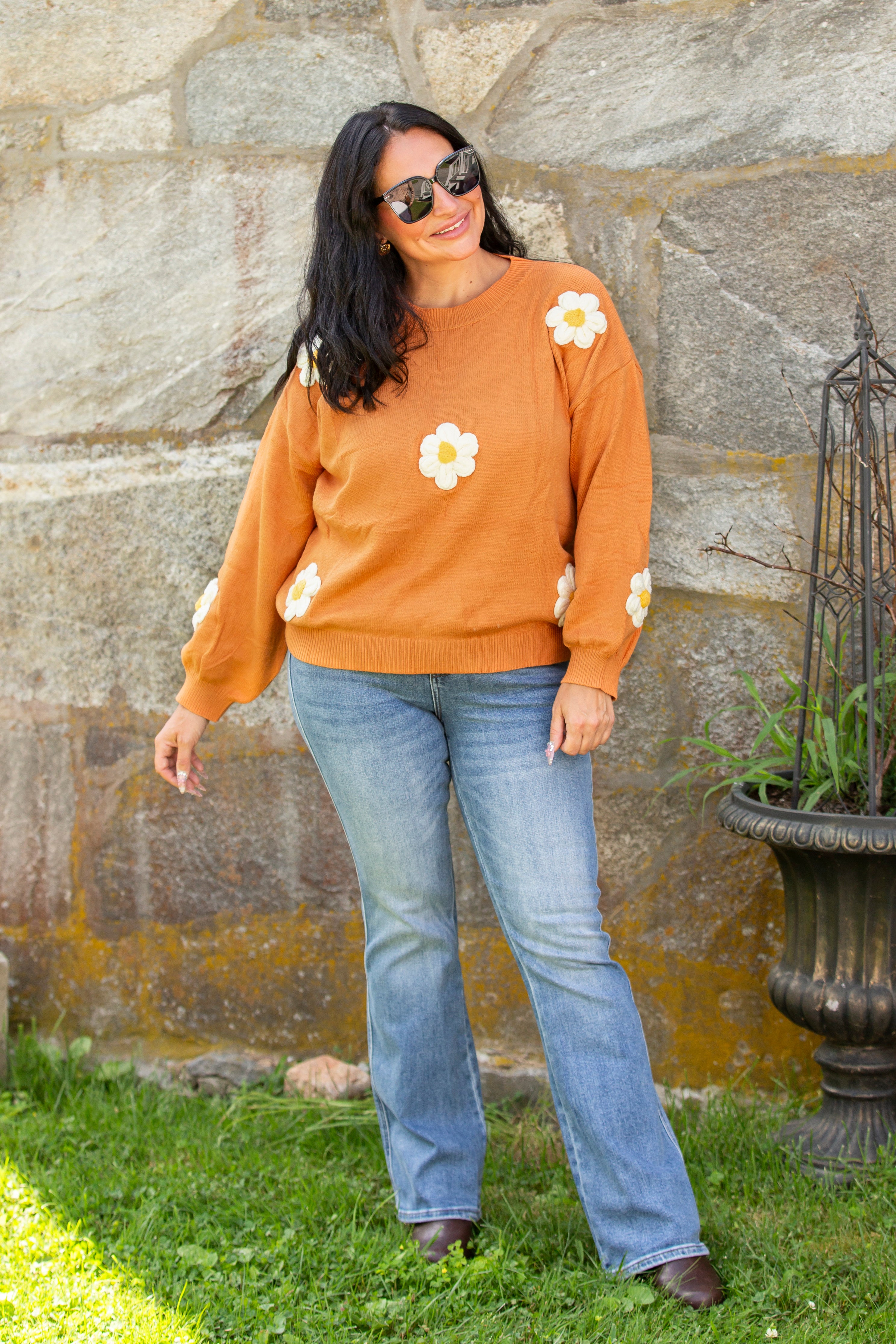 Autumn Blossom Sweater