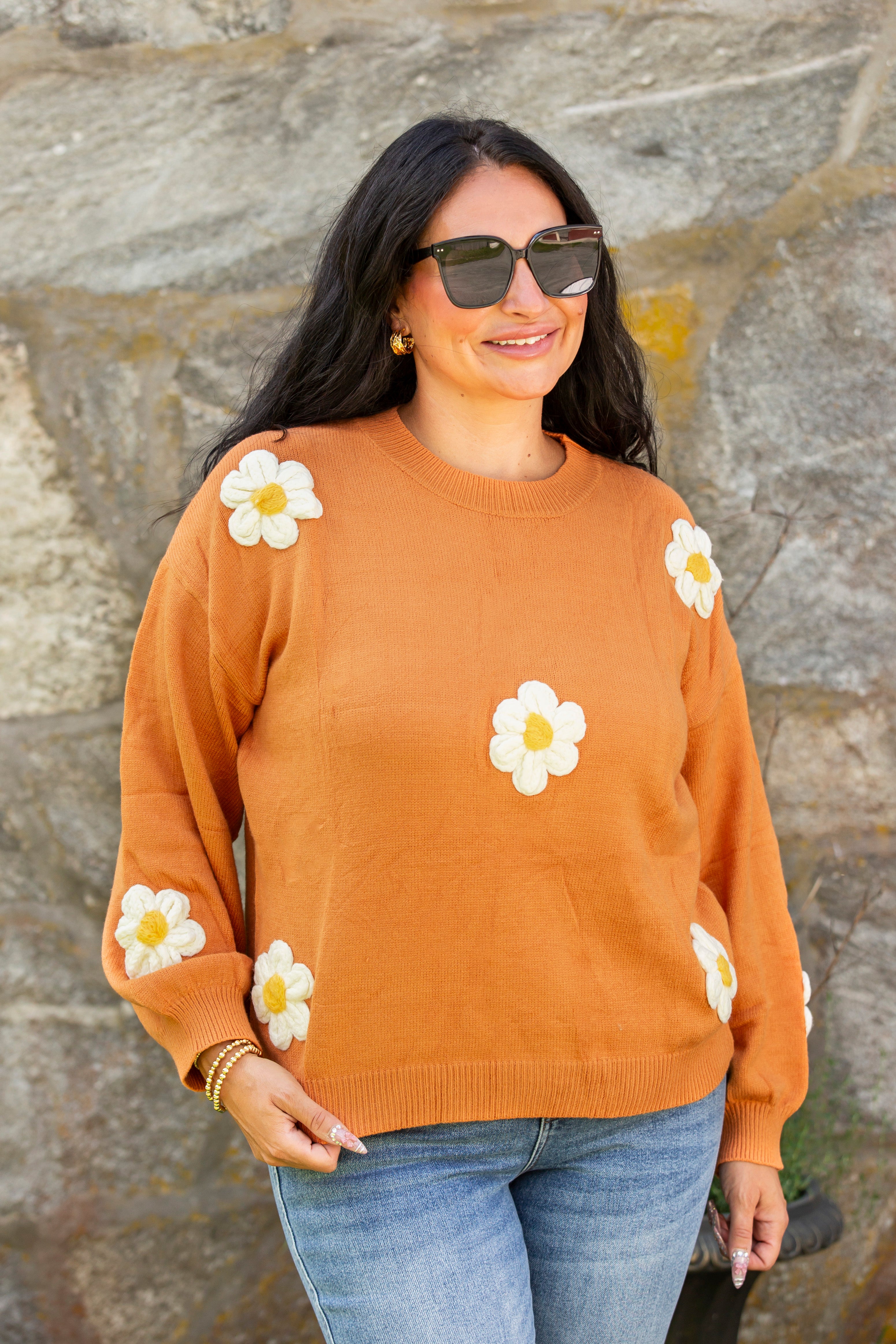 Autumn Blossom Sweater