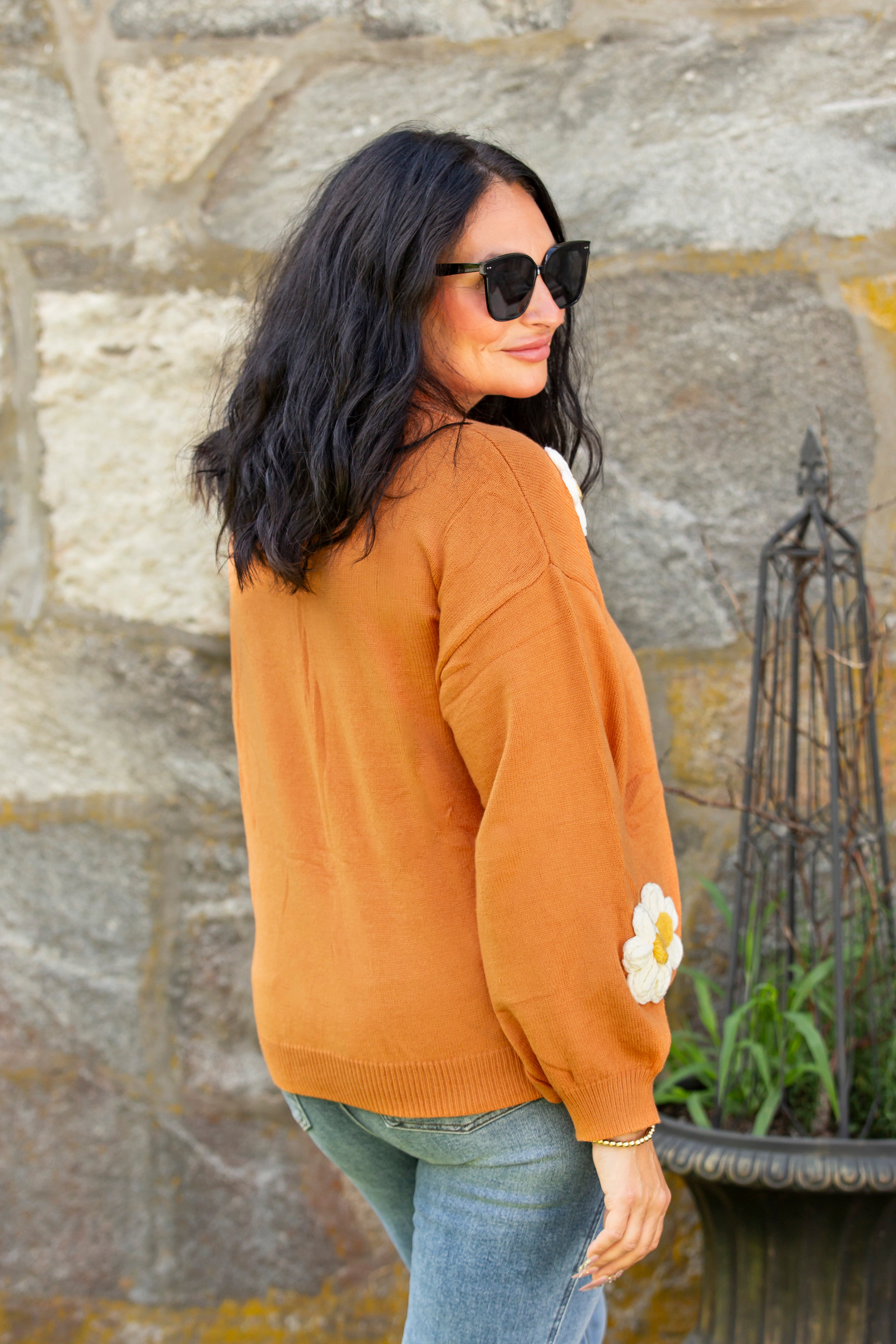 Autumn Blossom Sweater
