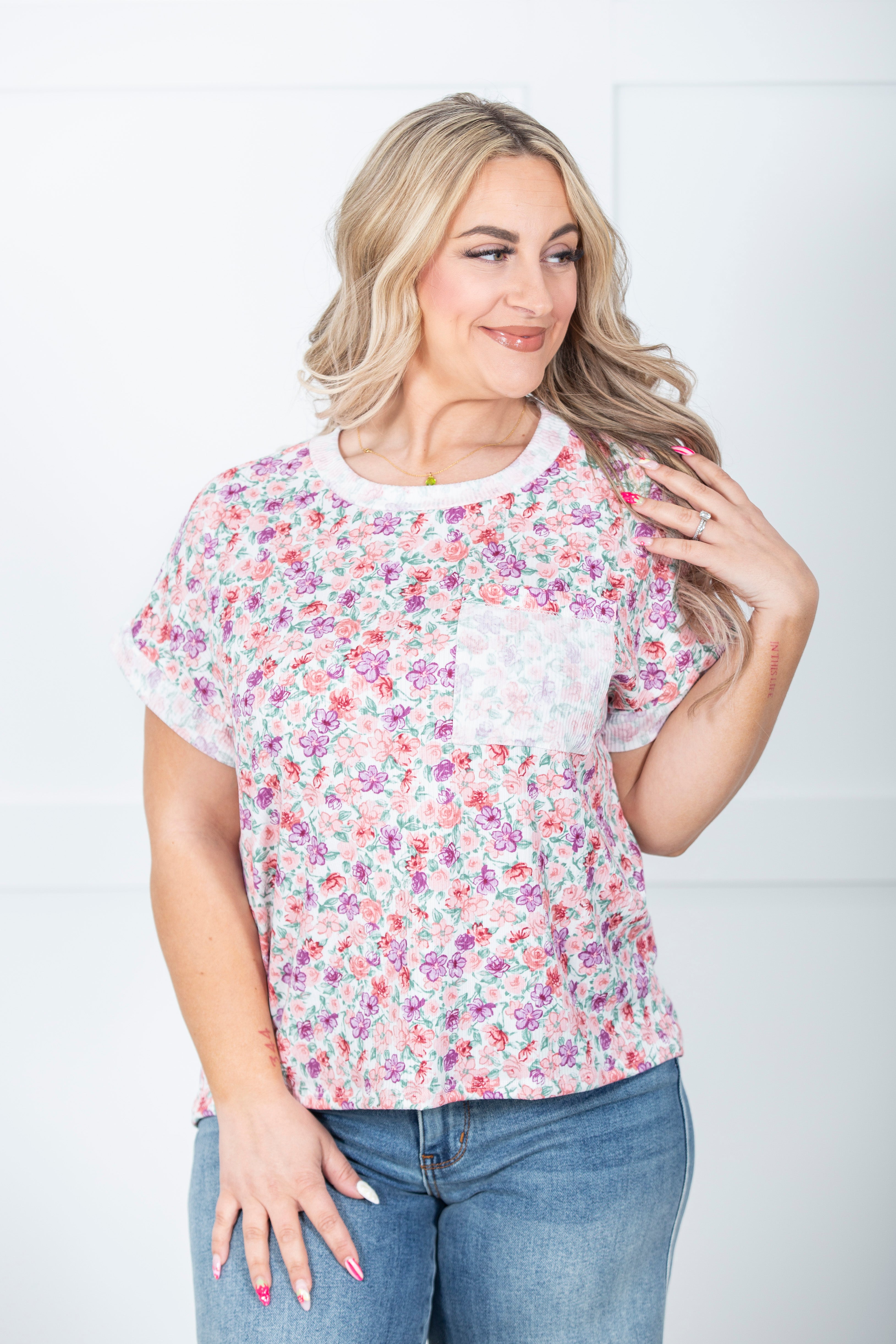 Whimsical Bloom Top