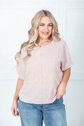 Easy Days Stripe Patchwork Top