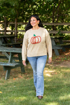 Pumpkin Charm Knit Sweater