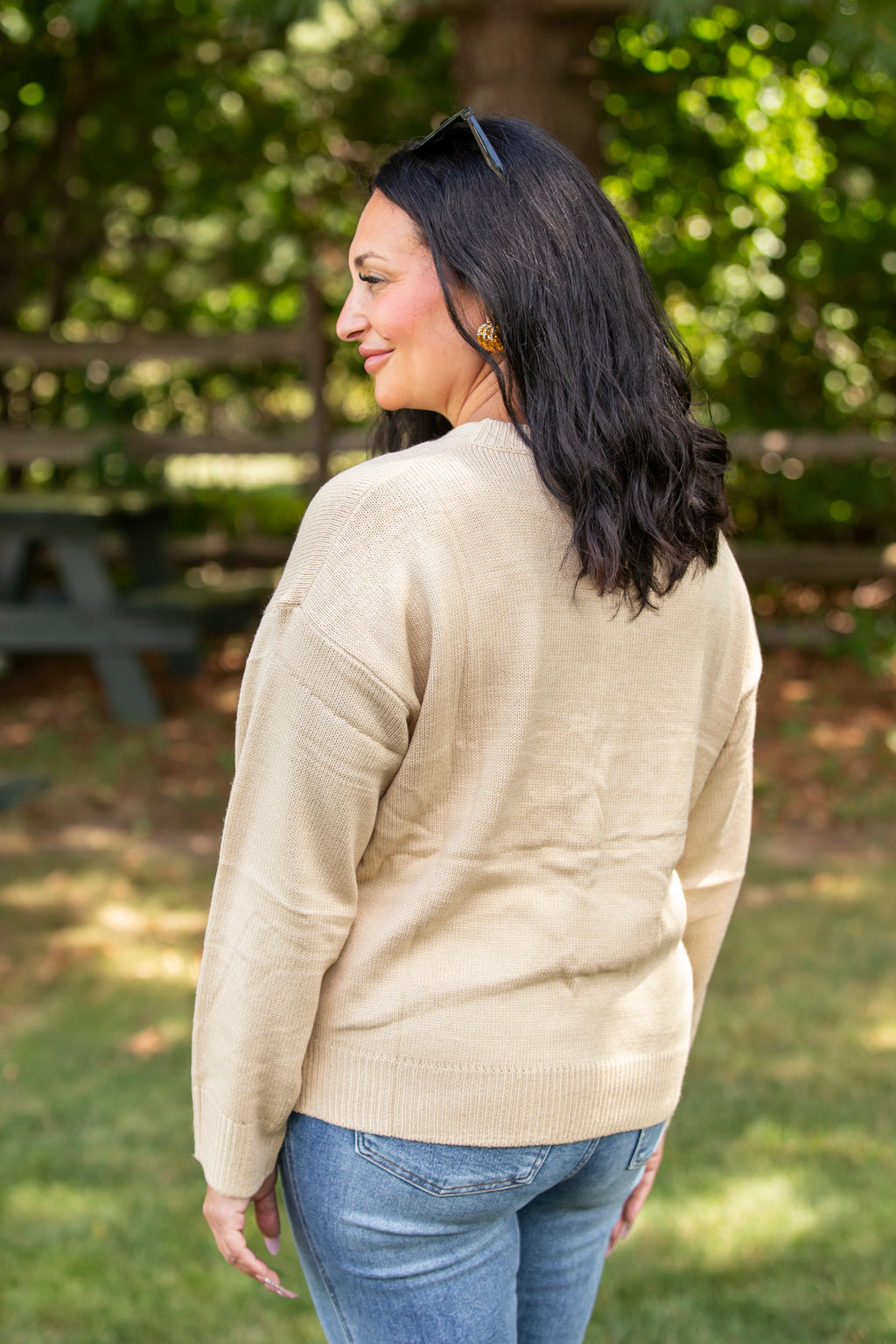 Pumpkin Charm Knit Sweater
