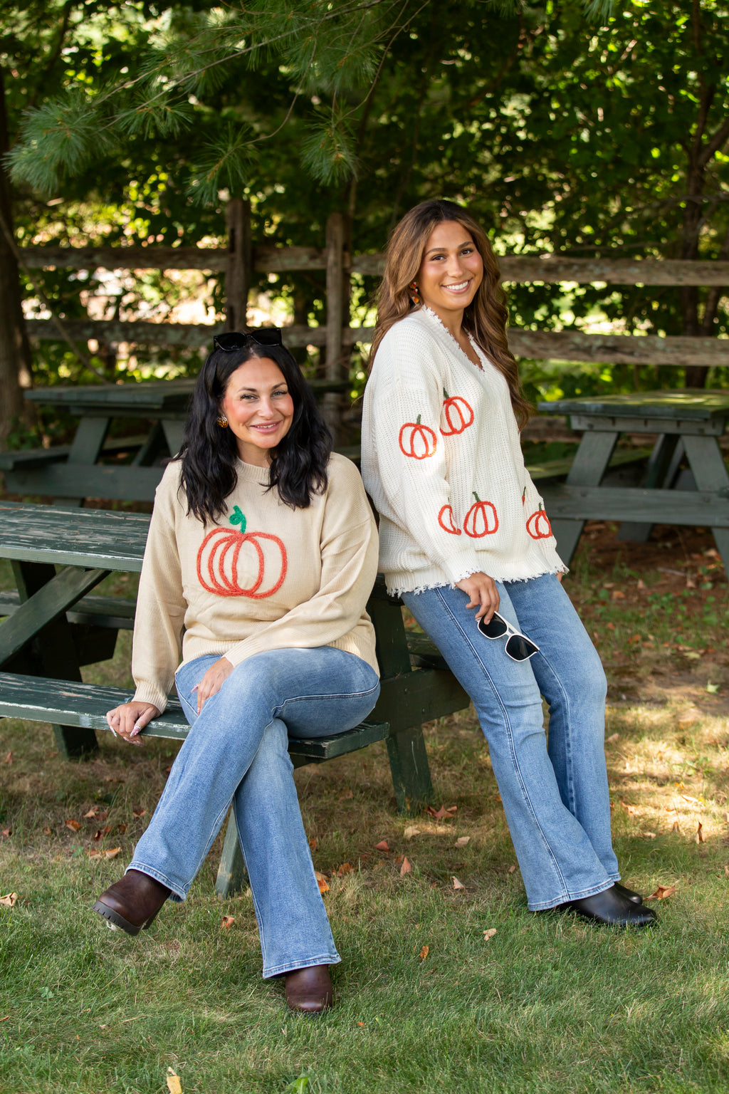 Pumpkin Charm Knit Sweater