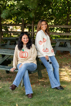 Pumpkin Charm Knit Sweater