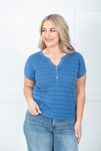 Breezy Knit Button top