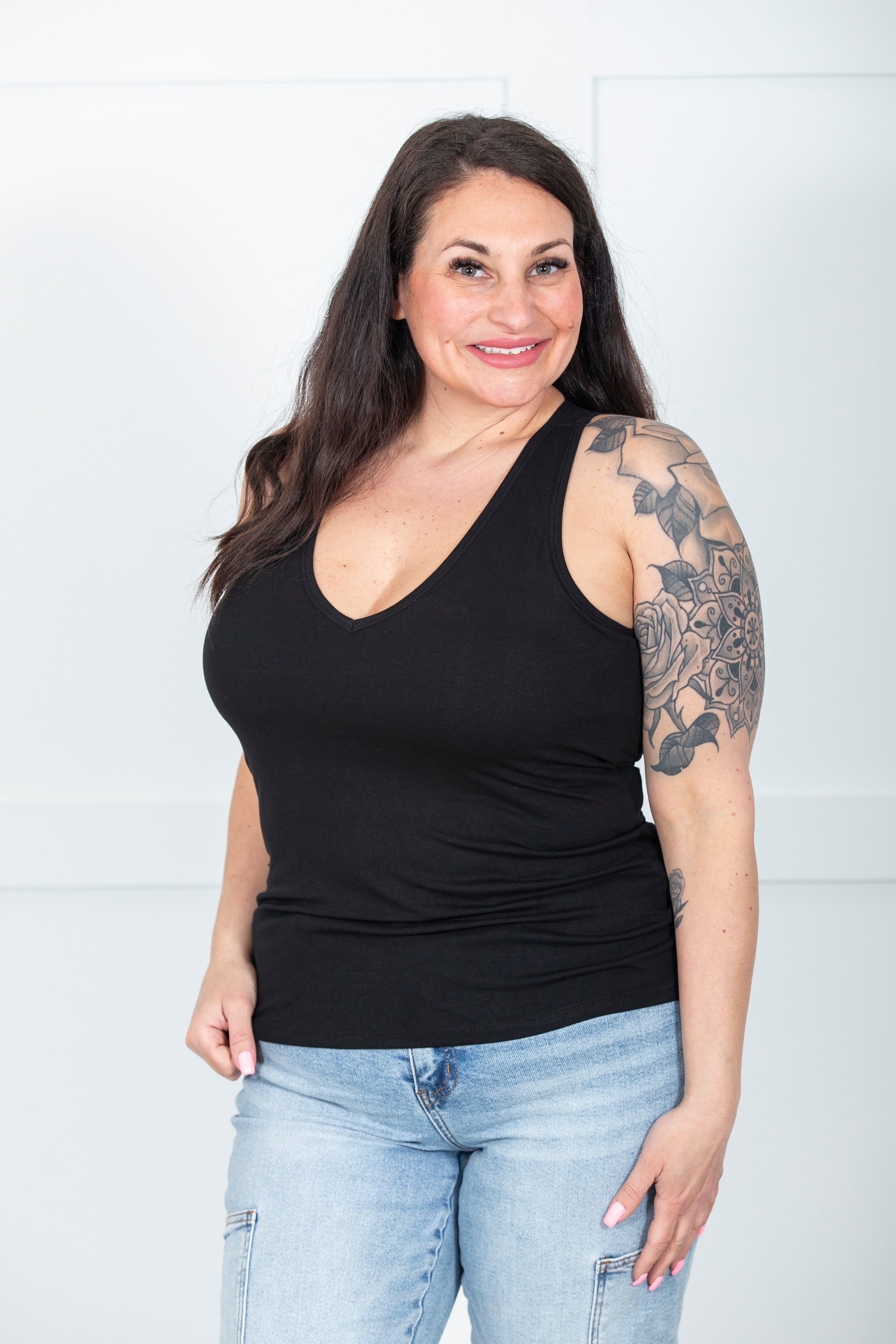 Simply Free V Neck Everyday Colors