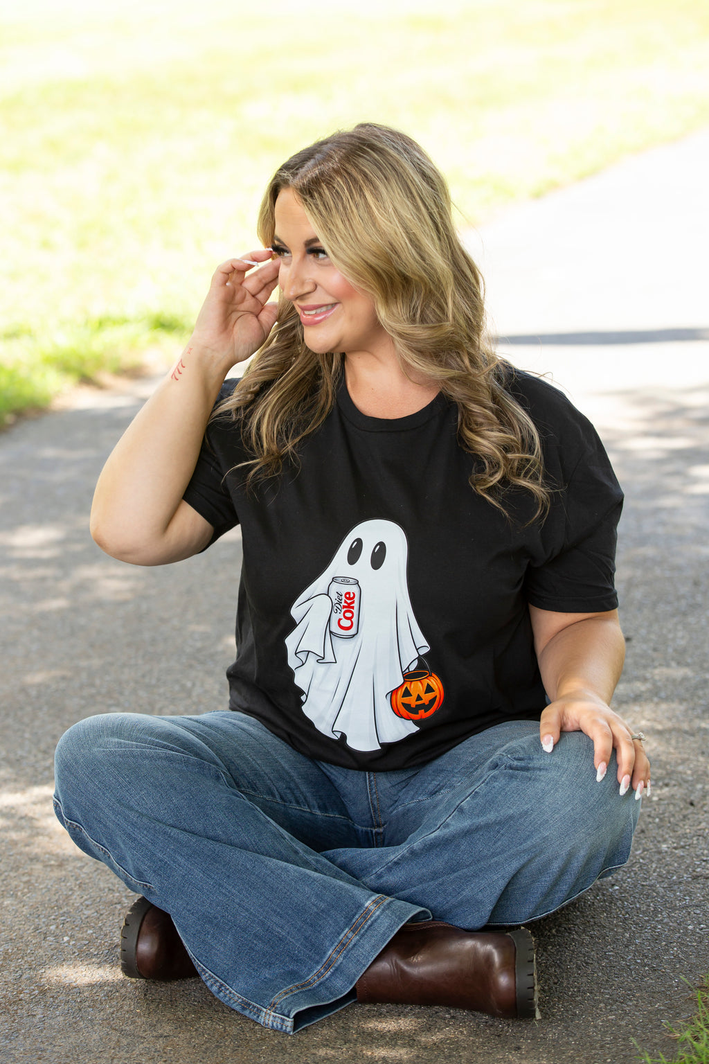 Diet Coke Ghost Graphic Tee