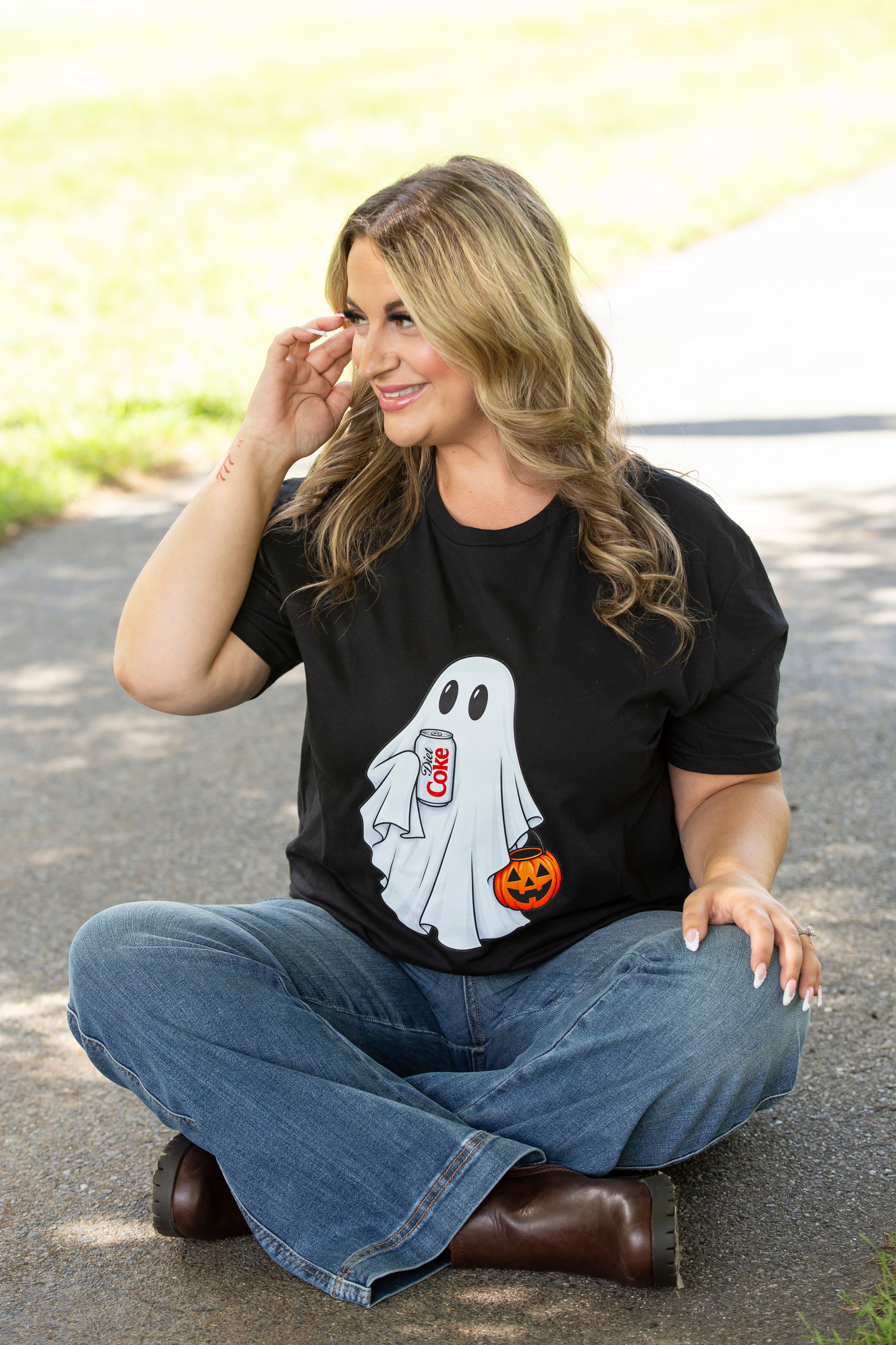 Diet Coke Ghost Graphic Tee