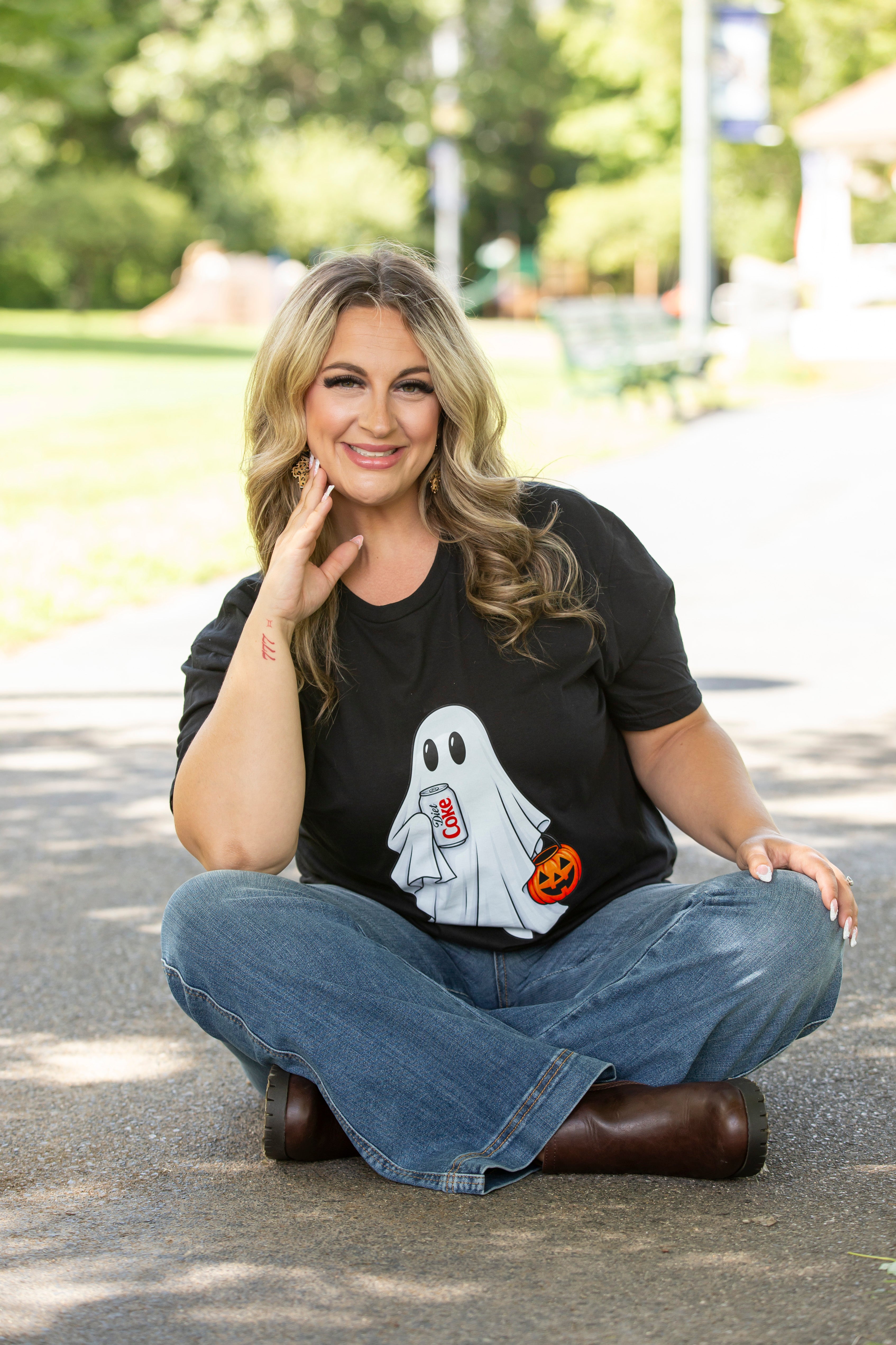 Diet Coke Ghost Graphic Tee