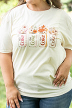 Floral Diet Coke Graphic Tee